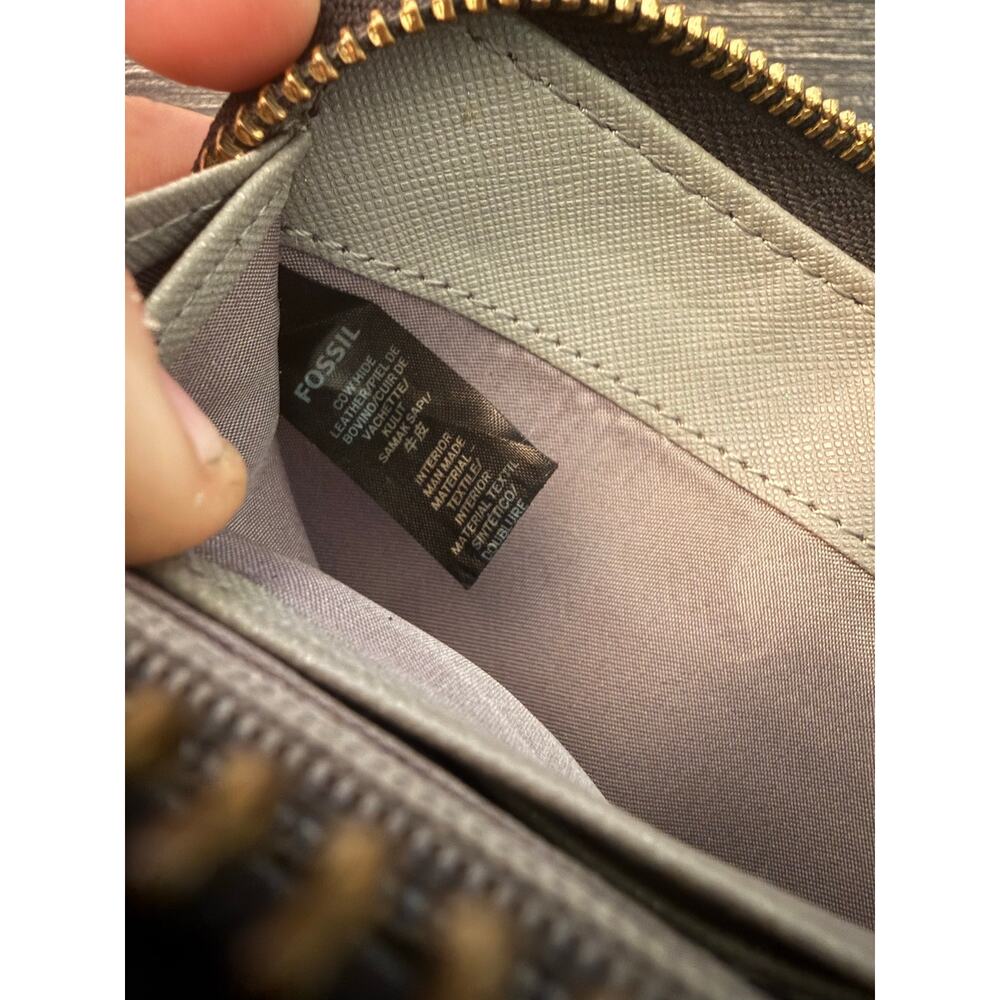 Fossil Black Tara Zip Around Clutch Wallet - Picture 4 of 6